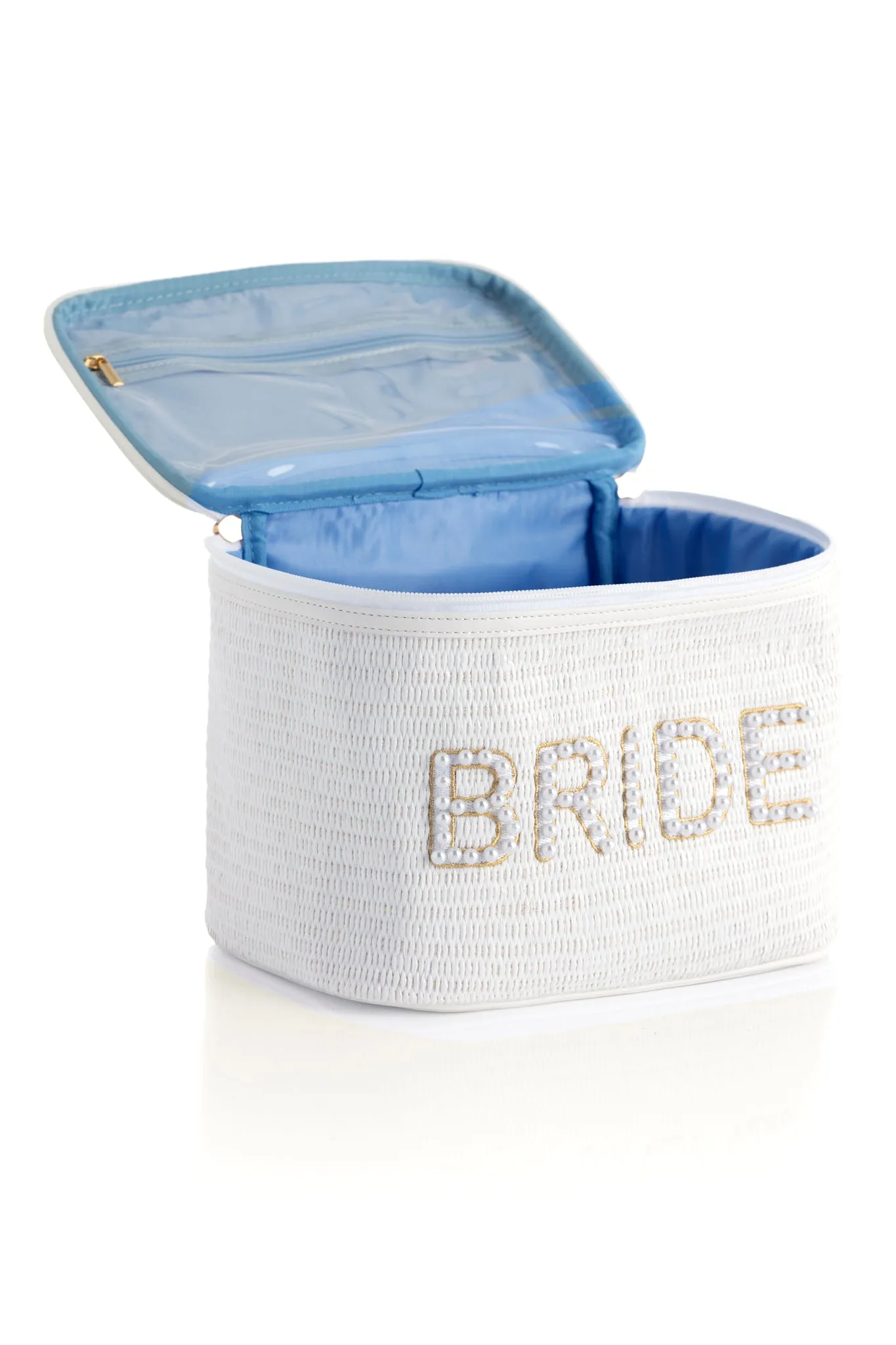 Shiraleah "Bride" Cosmetic Case, White