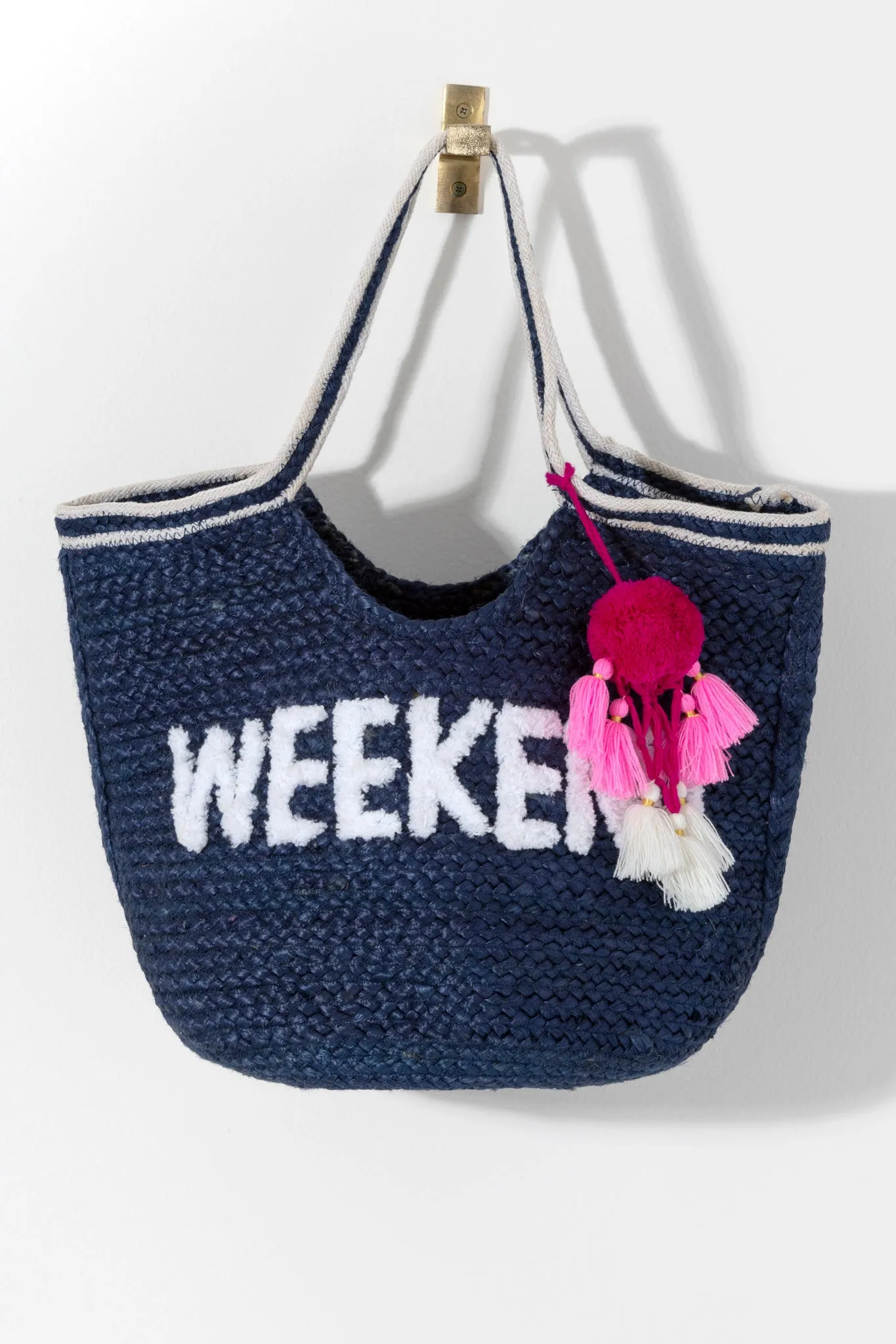 Shiraleah "Weekend" Tote, Navy - FINAL SALE ONLY