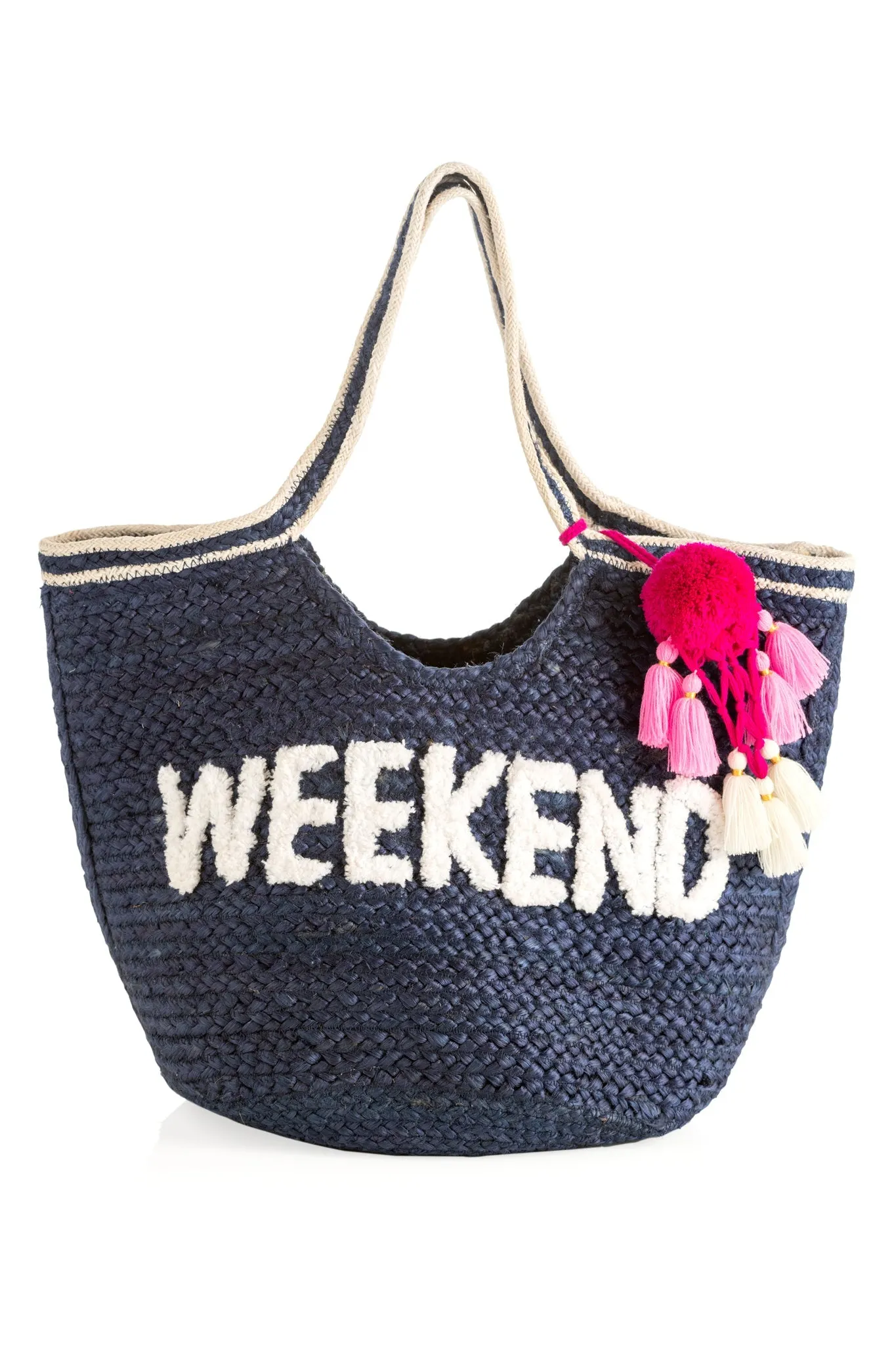 Shiraleah "Weekend" Tote, Navy - FINAL SALE ONLY