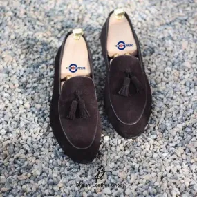 Shoe Tassel Loafers  Suede