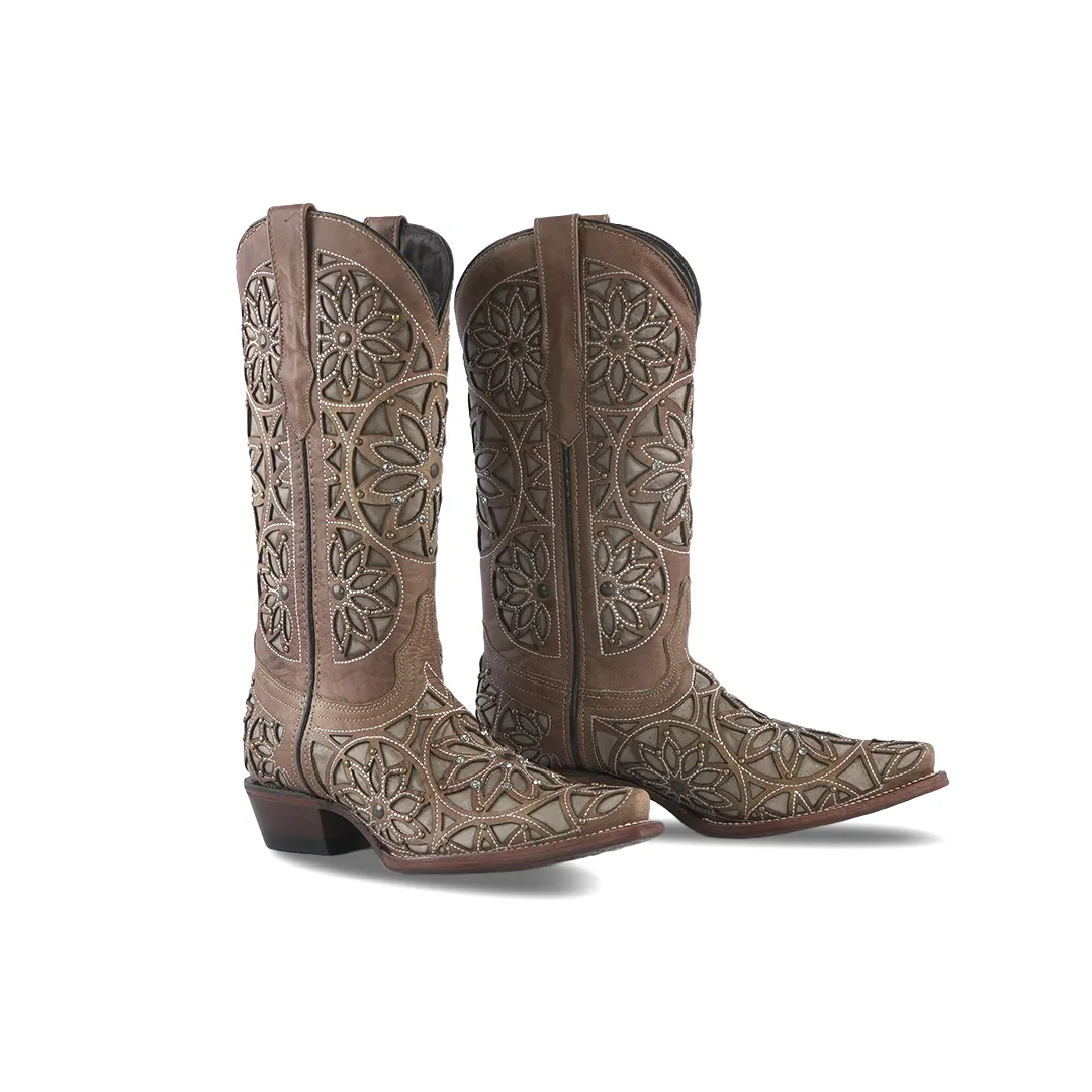 Texas Country Womens Western Boot Sierra Paja Retro E771