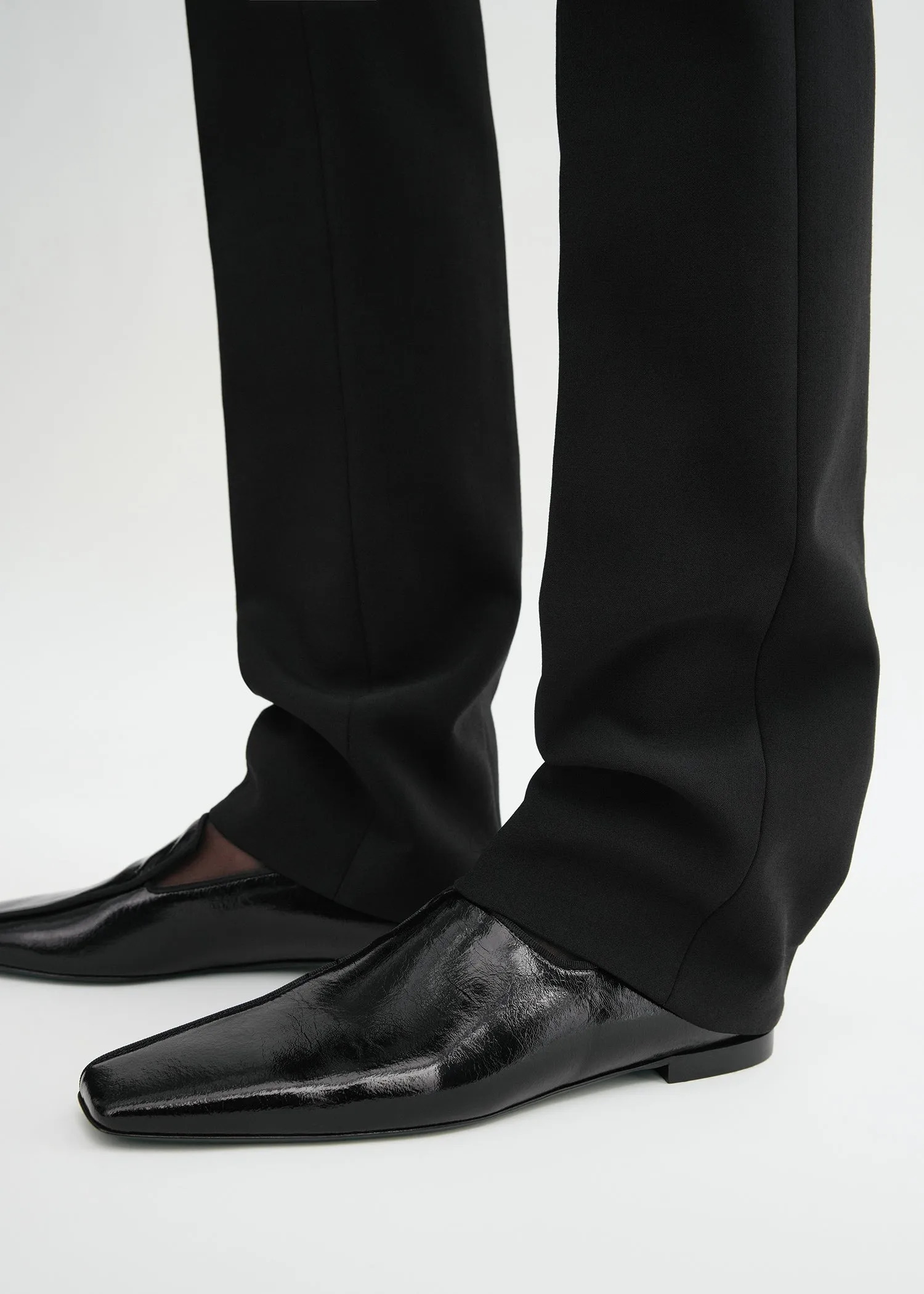 The Piped Loafer black