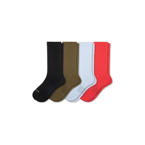 Women's Modern Rib Calf Sock 4-Pack